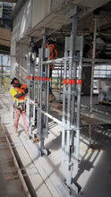 Load image into Gallery viewer, Allround Heavy Duty Propping used to support floor beam while building column is replaced. Project The International Apartments