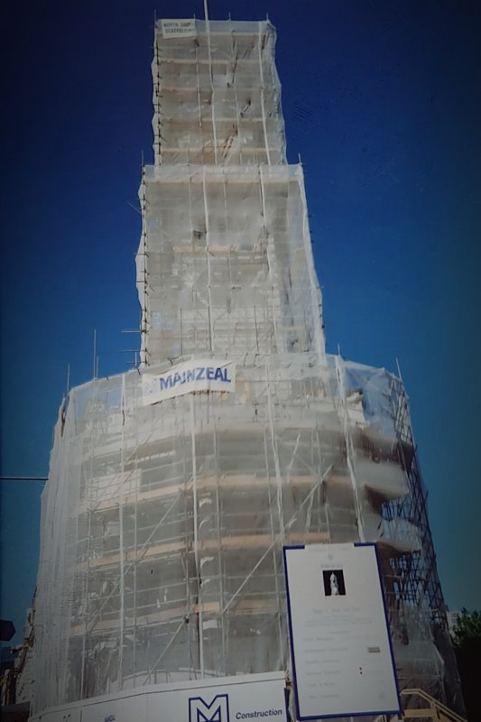 Scaffolding on the Auckland Town Hall