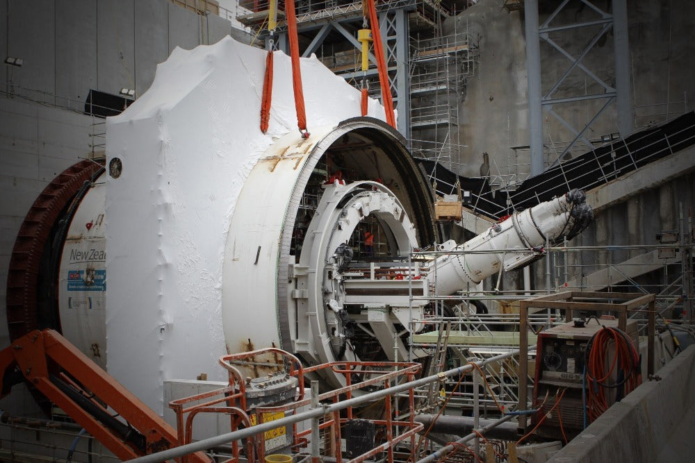 Alice the Tunnel Boring Machine (TBM) at the Wateview Connection Tunnel