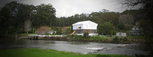 Layher Keder Roof on Kerikeri Stone Store. New Zealand's first store.