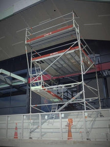 Steel Mobile Scaffold on New Zealand Hockey Center bleaches